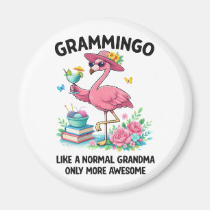 Flamingo Grammingo wie eine normale Oma, nur mehr Magnet