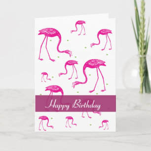 Flamingo Greeting Karte