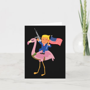 Flamingo Gun Merica 2020 Wahl Maga Republikaner Karte