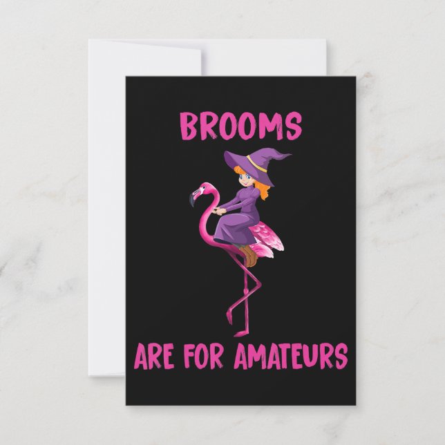 Flamingo Halloween | Flamingoween-Anzug Dankeskarte (Vorderseite)
