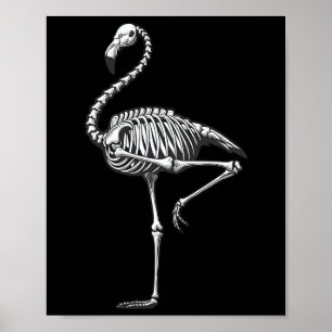 Flamingo Halloween Poster
