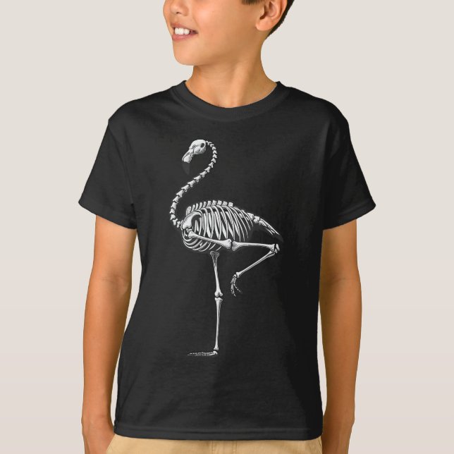 Flamingo Halloween T-Shirt (Vorderseite)