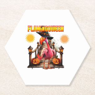 Flamingo Halloween Untersetzer