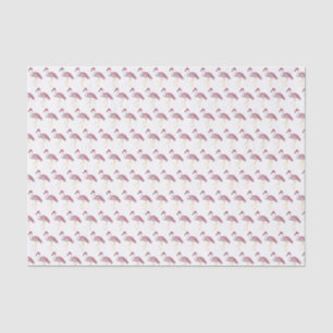 Flamingo Hand bemalt Geschenkpapier Seidenpapier