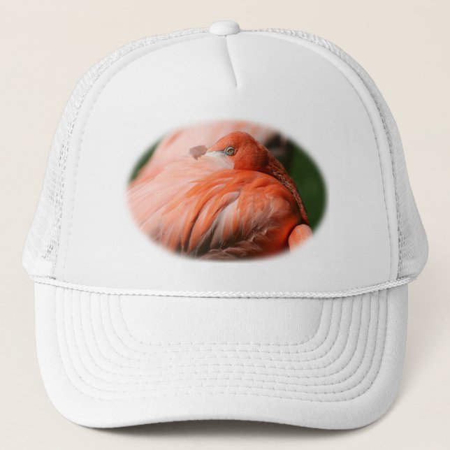 Flamingo Hat Truckerkappe (Vorderseite)