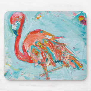 Flamingo hell mousepad