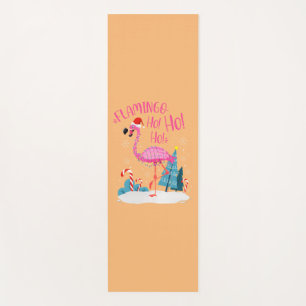 Flamingo Ho-Ho-Ho Christmas Pink Flamingo Thema Yogamatte