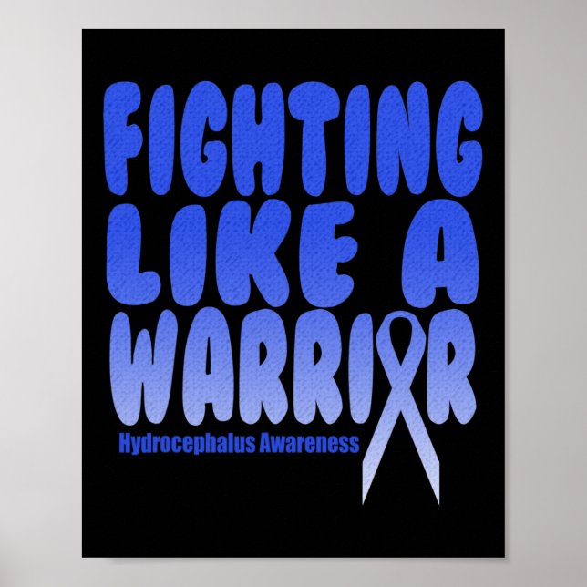 Flamingo Hydrocephalus Awareness Poster (Vorne)