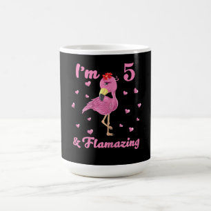 Flamingo I bin 5 und fantastisch - Fünf Jahre Mä Kaffeetasse