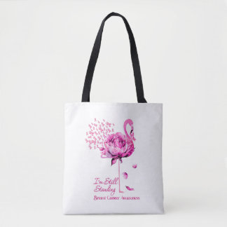 Flamingo I bin immer noch Stehend Breast Cancer Aw Tasche