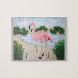Flamingo im Sumpf
