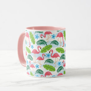 Flamingo in der Paradise Tasse