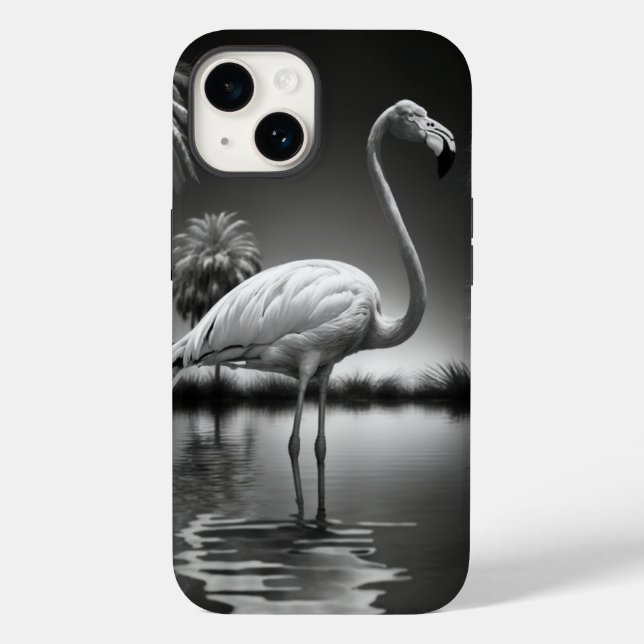 Flamingo in einem Pool Case-Mate iPhone 14 Hülle (Rückseite)