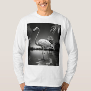Flamingo in einem Pool T-Shirt