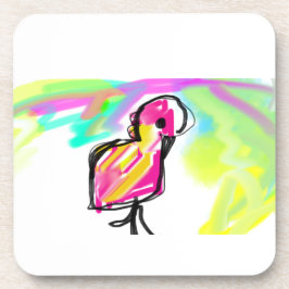 Flamingo joy getränkeuntersetzer