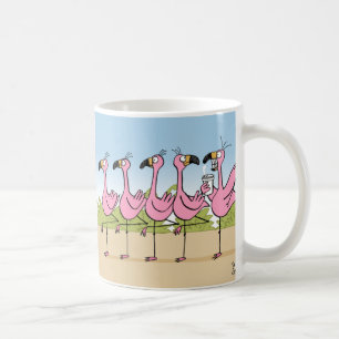 Flamingo-Kaffee Kaffeetasse