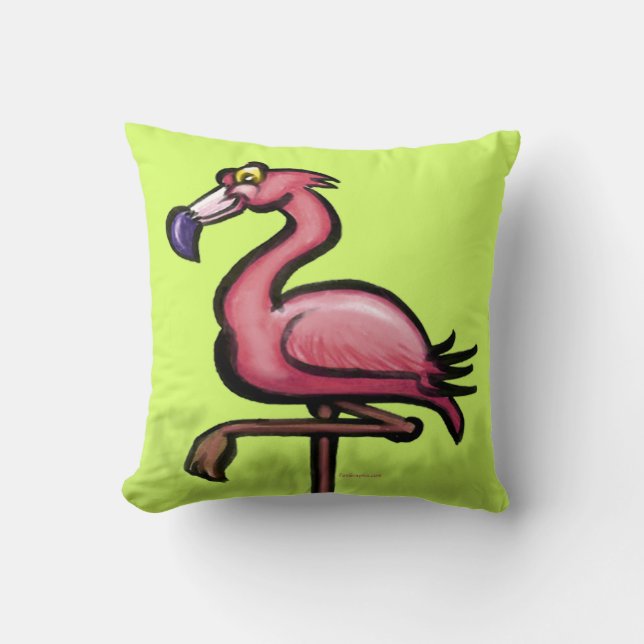 Flamingo Kissen (Vorderseite)