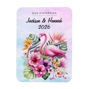 Flamingo-Kreuzfahrtschiff-Stateroom-Dekor-Magnet Magnet