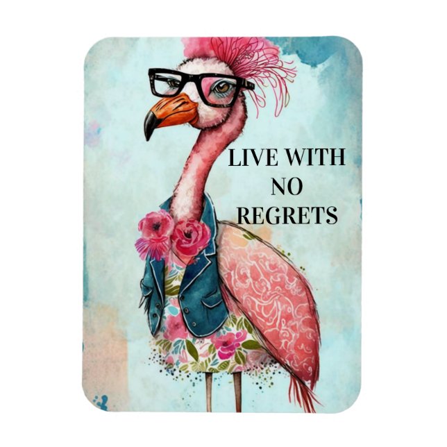 FLAMINGO Küchenmagnet Magnet (Vertikal)