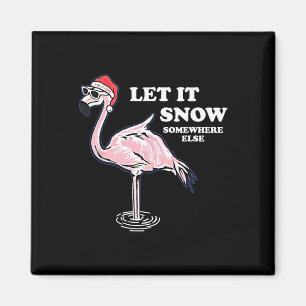 Flamingo lassen es sonnenbaden irgendwo anders Wei Magnet