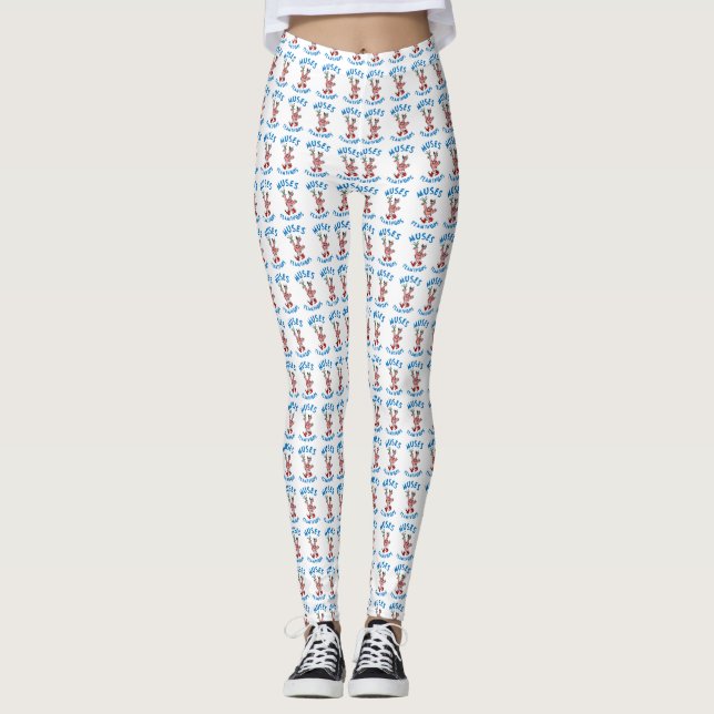 Flamingo-Leggings - kleines Logo Leggings (Vorderseite)
