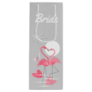 Flamingo Liebe Bridge Geschenksack Wein Geschenktüte Für Weinflaschen