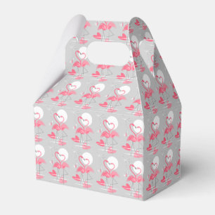 Flamingo Liebe Gevor Box Gable gekachelt Geschenkschachtel