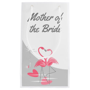 Flamingo Liebe Grosser Mond Mutter der Bride klein Kleine Geschenktüte