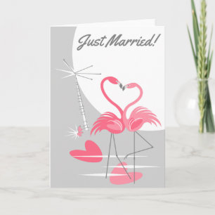 Flamingo Liebe Grosser Mond nur verheiratet! Ankündigung