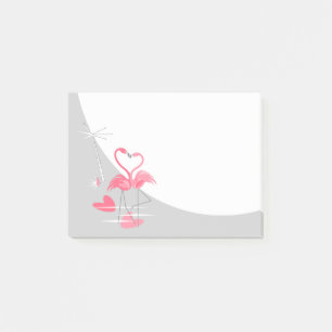 Flamingo Liebe Grosser Mond Post-it-Noten Post-it Klebezettel