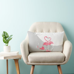 Flamingo Liebe Grosser Mondrosa Rückenkissen Lendenkissen
