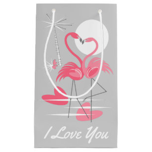Flamingo Liebe Ich liebe Dich Geschenktüte klein