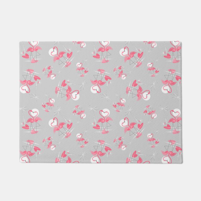 Flamingo Liebe Multi doormat Fußmatte (Vorderseite)