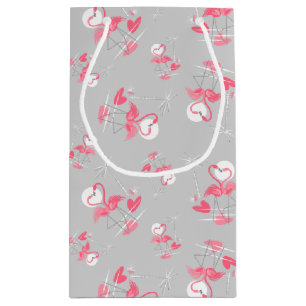 Flamingo Liebe Multi Geschenktasche klein Kleine Geschenktüte