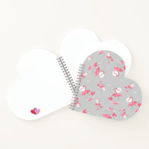 Flamingo Liebe Multi Notebook-Herz Notizbuch