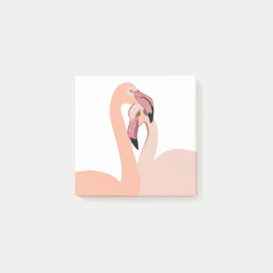 Flamingo-Liebe Post-it®-Anmerkungen Post-it Klebezettel