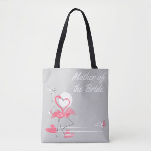 Flamingo-Liebe-Seiten-Mutter der Tasche