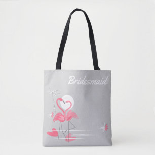 Flamingo Liebe Side Bridesmaid Tasche