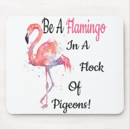 Flamingo-Liebe-T - Shirt Mousepad