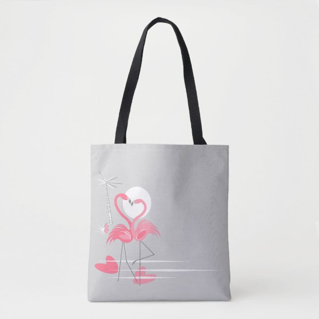 Flamingo Liebe Tasche (Vorderseite)