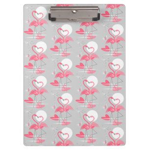 Flamingo Liebe Tiled Zwischenablage Klemmbrett