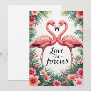 Flamingo Liebe Tropisches Dekor