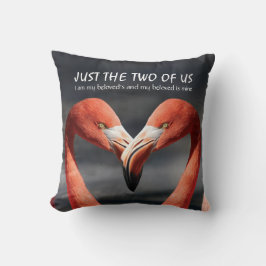 FLAMINGO Liebe Valentine Couple NUR DIE BEIDEN VON Kissen