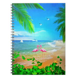 Flamingo Love Notizblock