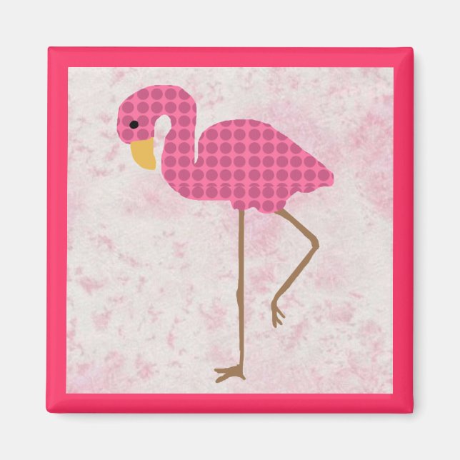 Flamingo-Magnet Magnet (Vorne)
