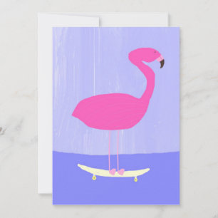 Flamingo Malkunst Einladung