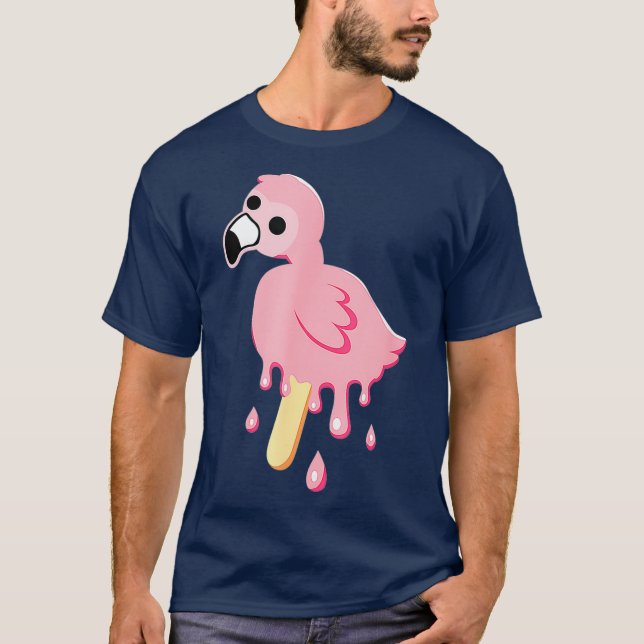 Flamingo Merch mrflimflam Bird Popsicle T-Shirt (Vorderseite)