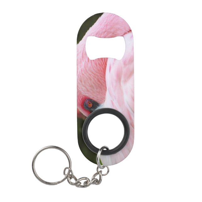 Flamingo Mini Flaschenöffner (Vorderseite)