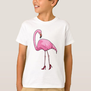 Flamingo mit hohen Absätzen T-Shirt