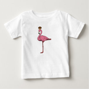 Flamingo mit Muffin Baby T-shirt